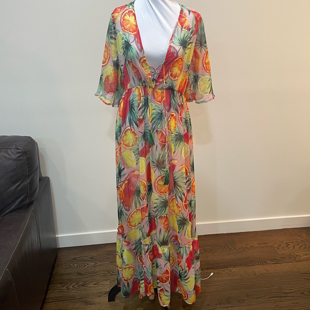 Brand New Sheer Swim Suit Cover Up
